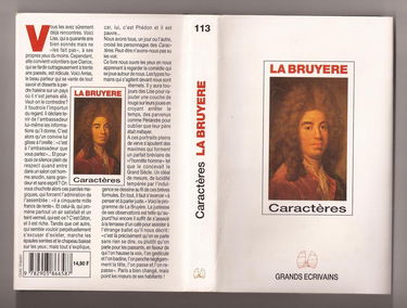 Caractères - La Bruyère