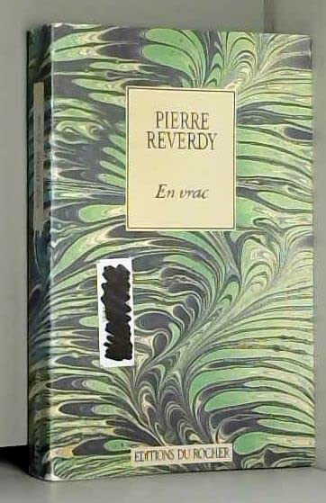 Couverture de En vrac par Pierre Reverdy