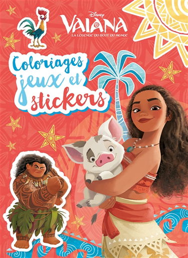 Vaiana : colos, jeux et stickers