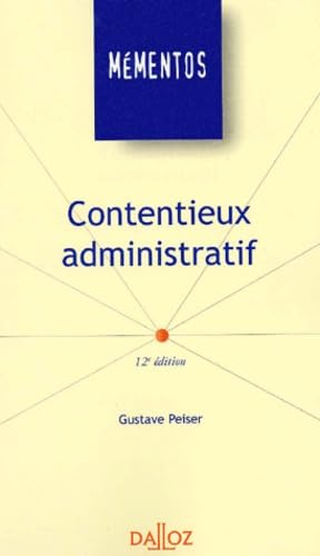 Contentieux administratif, 12e édition