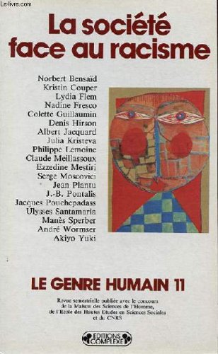 Couverture de La societe face au racisme - le genre humain 11 par Collectif