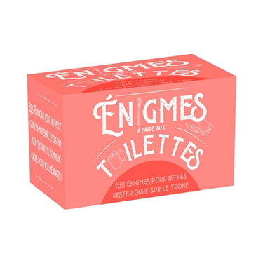 Couverture de Enigmes à faire aux toilettes : 150 énigmes pour ne pas rester oisif sur le trône par Collectif