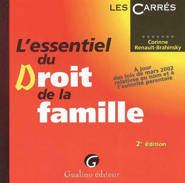 L'essentiel du Droit de la famille