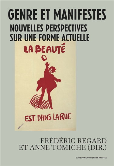 Couverture de Genre et manifestes : nouvelles perspectives sur une forme actuelle