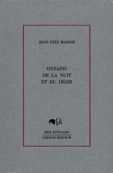 Onzains de la nuit et du désir