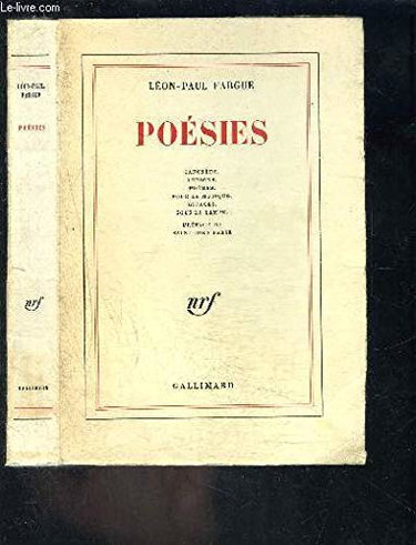 Couverture de Poesies, Tancrede, Ludions, Poemes, Pour La Musique, Espaces, Sous La Lampe par Léon-Paul Fargue
