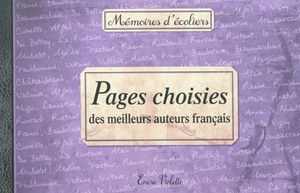 Pages choisies des meilleurs auteurs français