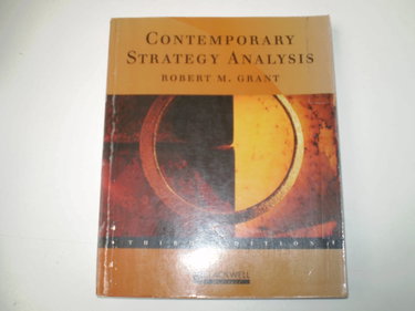 Couverture de Contemporary Strategy Analysis