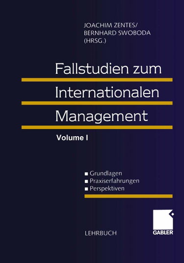 Couverture de Fallstudien zum Internationalen Management (Livre en allemand)