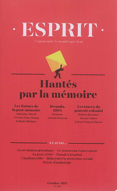 Couverture de Esprit, n° 438. Hantés par la mémoire