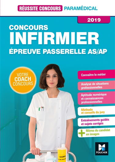 Concours infirmier 2019 : épreuve passerelle AS-AP