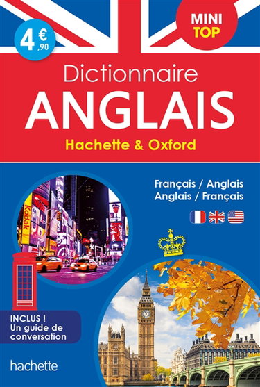 Couverture de Dictionnaire mini top Hachette & Oxford : français-anglais, anglais-français