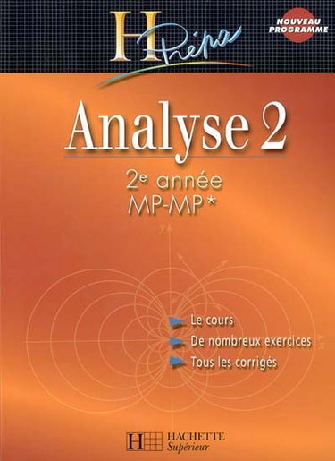 Couverture de Analyse 2 : 2e année MP-MP*