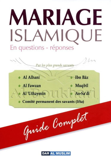 Couverture de Mariage islamique en questions - réponses par Collectif