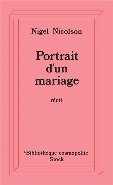 Portrait d'un mariage