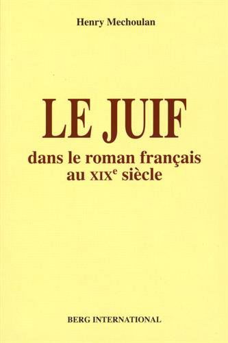 Le Juif dans le roman français au XIXe siècle