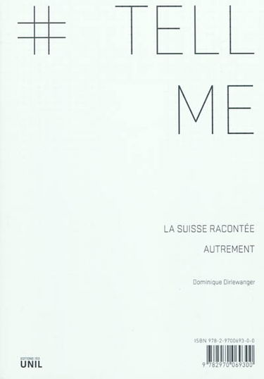 Tell me : la Suisse racontée autrement
