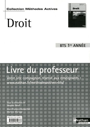 Droit- BTS 1re année