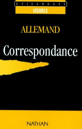 Allemand, correspondance