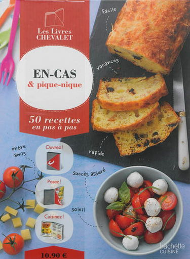 En-cas & pique-nique : 50 recettes en pas à pas