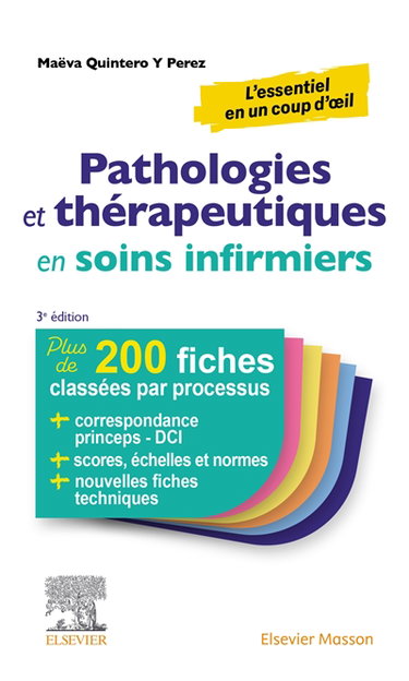 Couverture de Pathologies et thérapeutiques en soins infirmiers