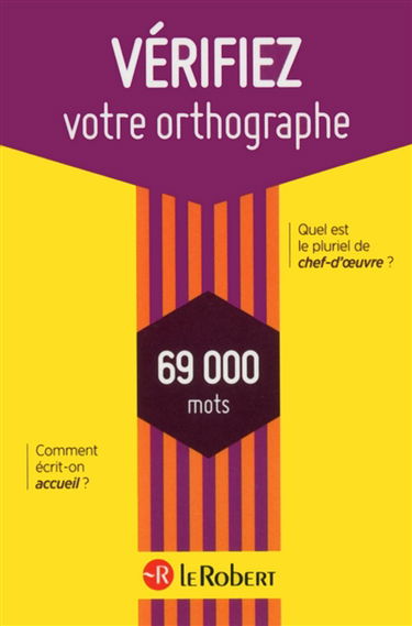 Vérifiez votre orthographe : 69.000 mots