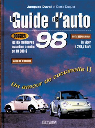 Guide de l'auto 1998