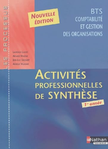 Couverture de Activites professionnelles de synthèse processus, BTS 1ère année