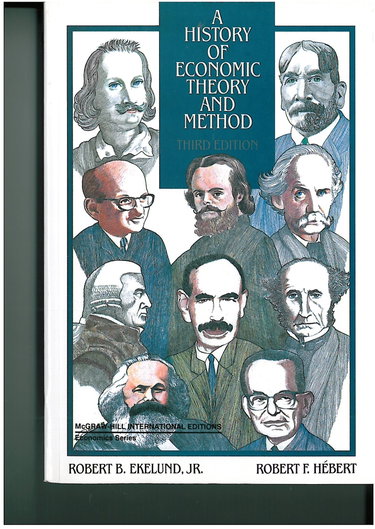 Couverture de A History of Economic Theory and Method