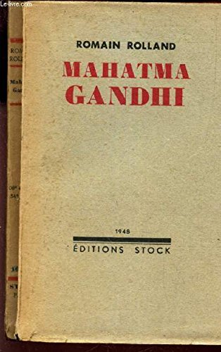 Couverture de Mahatma Gandhi par Romain Rolland