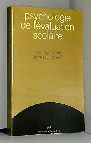 Psychologie de l'évaluation scolaire
