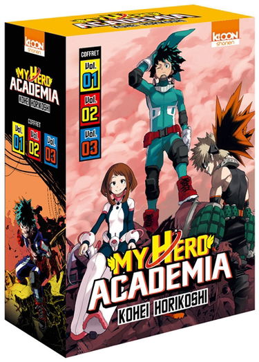 My hero academia : coffret vol. 1, 2, 3