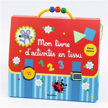 Couverture de Mon livre d'activités en tissu par Elena Selena