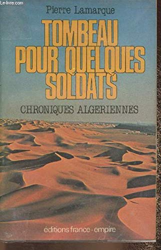 Couverture de Tombeau pour quelques soldats