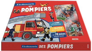 Couverture de A la découverte des pompiers par Sophie Blitman