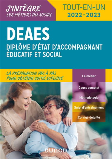 DEAES, diplôme d'Etat d'accompagnant éducatif et social : tout-en-un 2022-2023