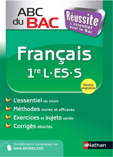 Français 1re L, ES, S : programme 2011