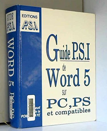 Guide psi de word 5 sur PC, ps et compatibles