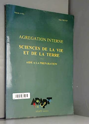 Sciences de la vie et de la terre : aide à la préparation de l'agrégation interne