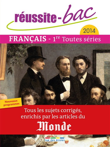 Français 1re toutes séries : 2014