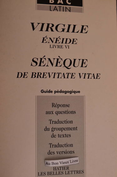 Virgile, Enéide VI. Sénèque, De brevitate vitae