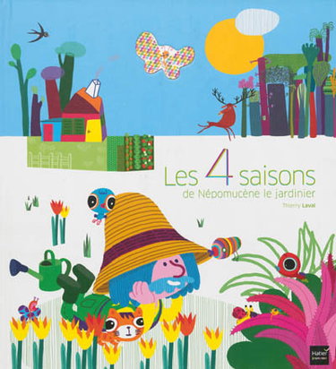 Couverture de Les 4 saisons de Népomucène le jardinier