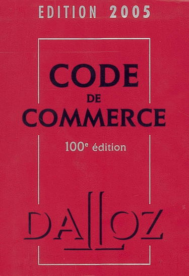 Code de commerce 2005