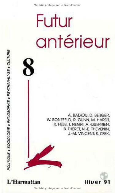 Futur antérieur, revue numéro 9