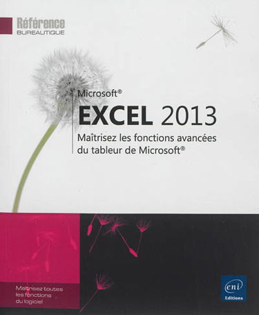 Excel 2013 : maîtrisez les fonctions avancées du tableur de Microsoft