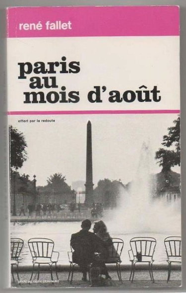 Couverture de Paris au mois d'août