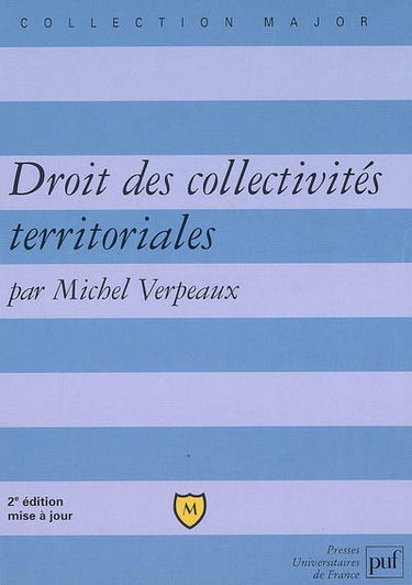 Droit des collectivités territoriales