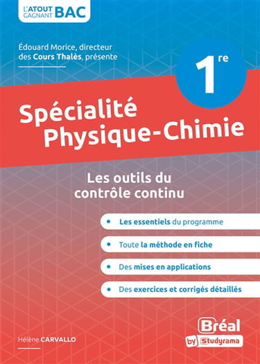 Spécialité physique chimie 1re : les outils du contrôle continu