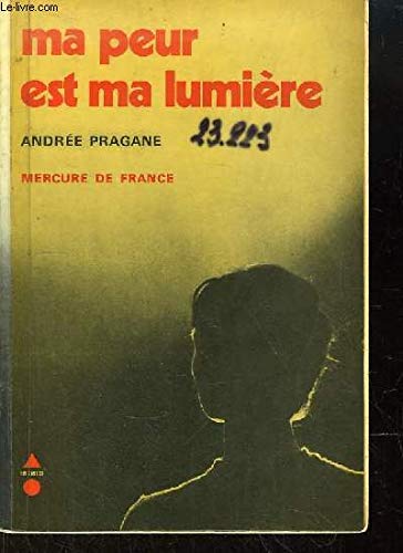 Couverture de Ma peur est ma lumière.