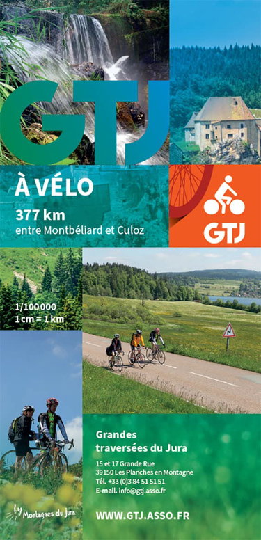 Couverture de Grandes traversée du Jura à vélo 377 km entre Montbeliard et Culoz